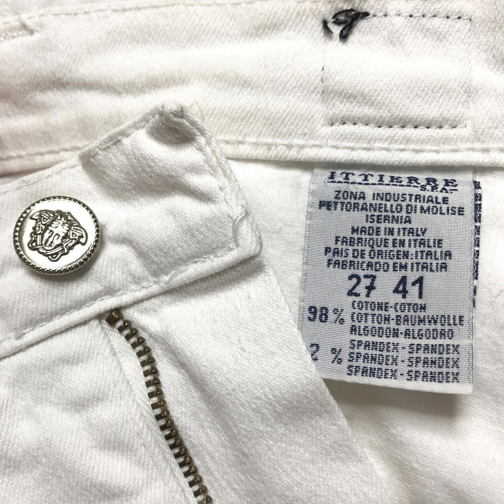 Versace Vintage High Waist Denim Medusa Head jeans - Picture 7 of 9